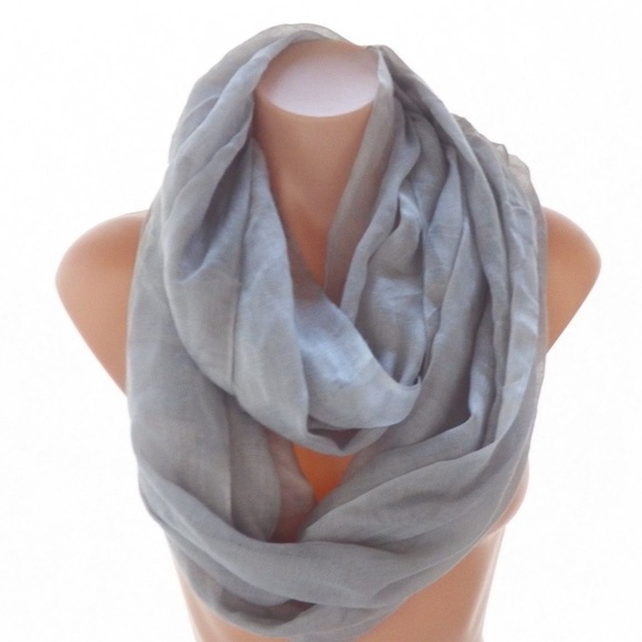 Calvin Klein Accessories - Calvin Klein Crepe Infinity Loop Scarf